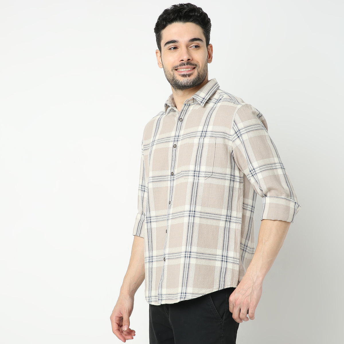 Regular Fit Checkered Shirt