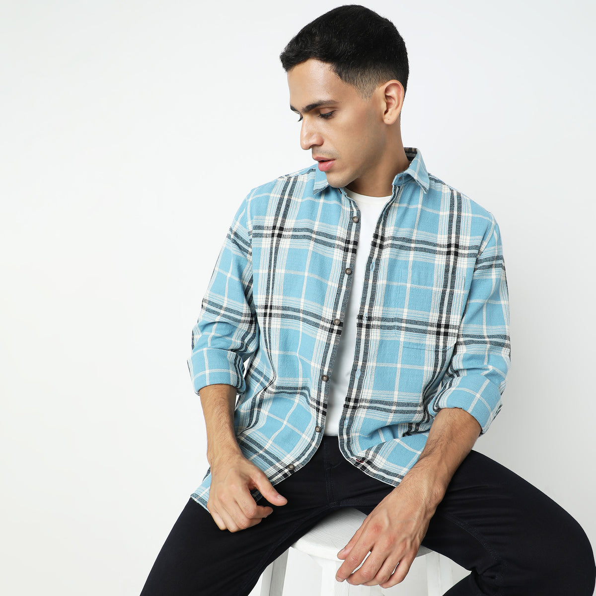 Regular Fit Checkered Shirt