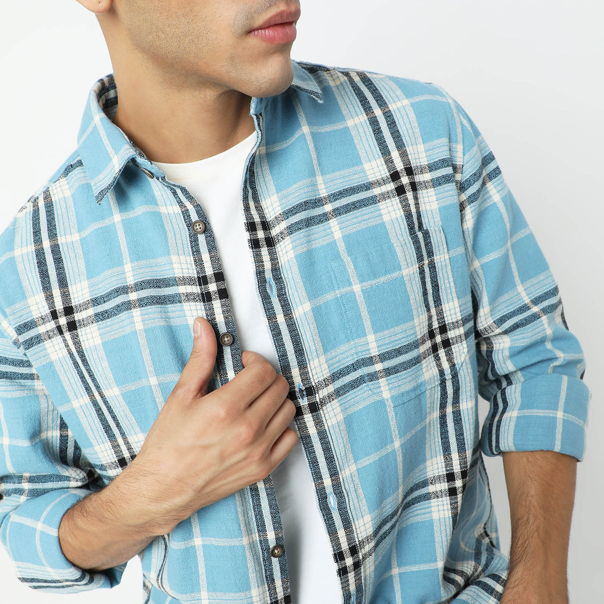 Regular Fit Checkered Shirt