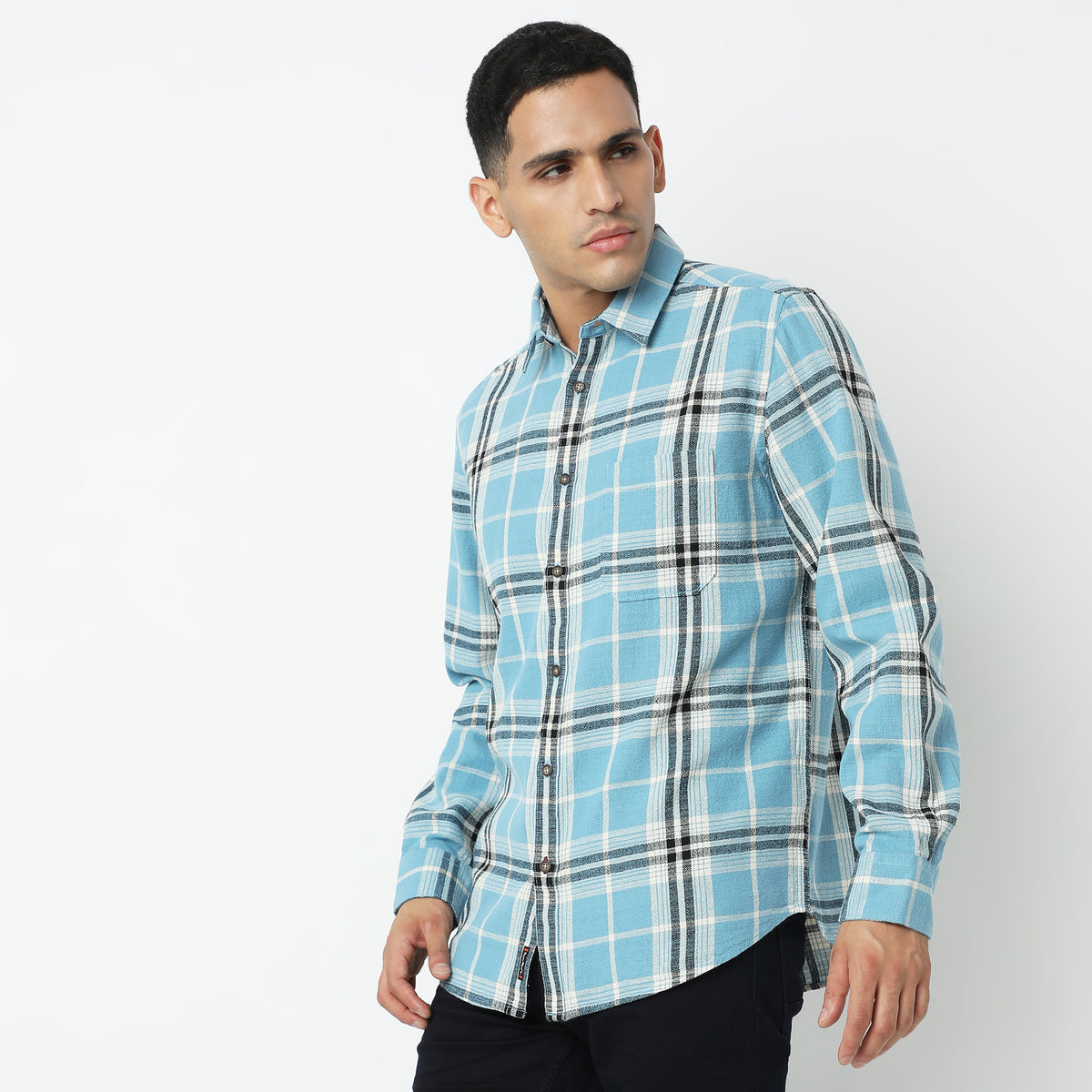 Regular Fit Checkered Shirt