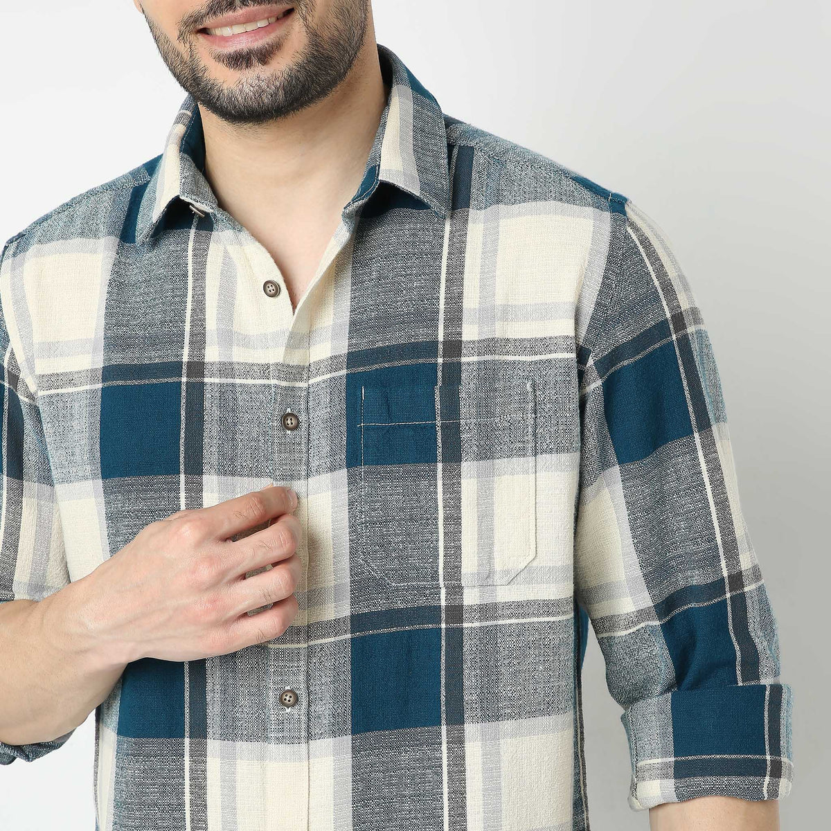 Regular Fit Checkered Shirt