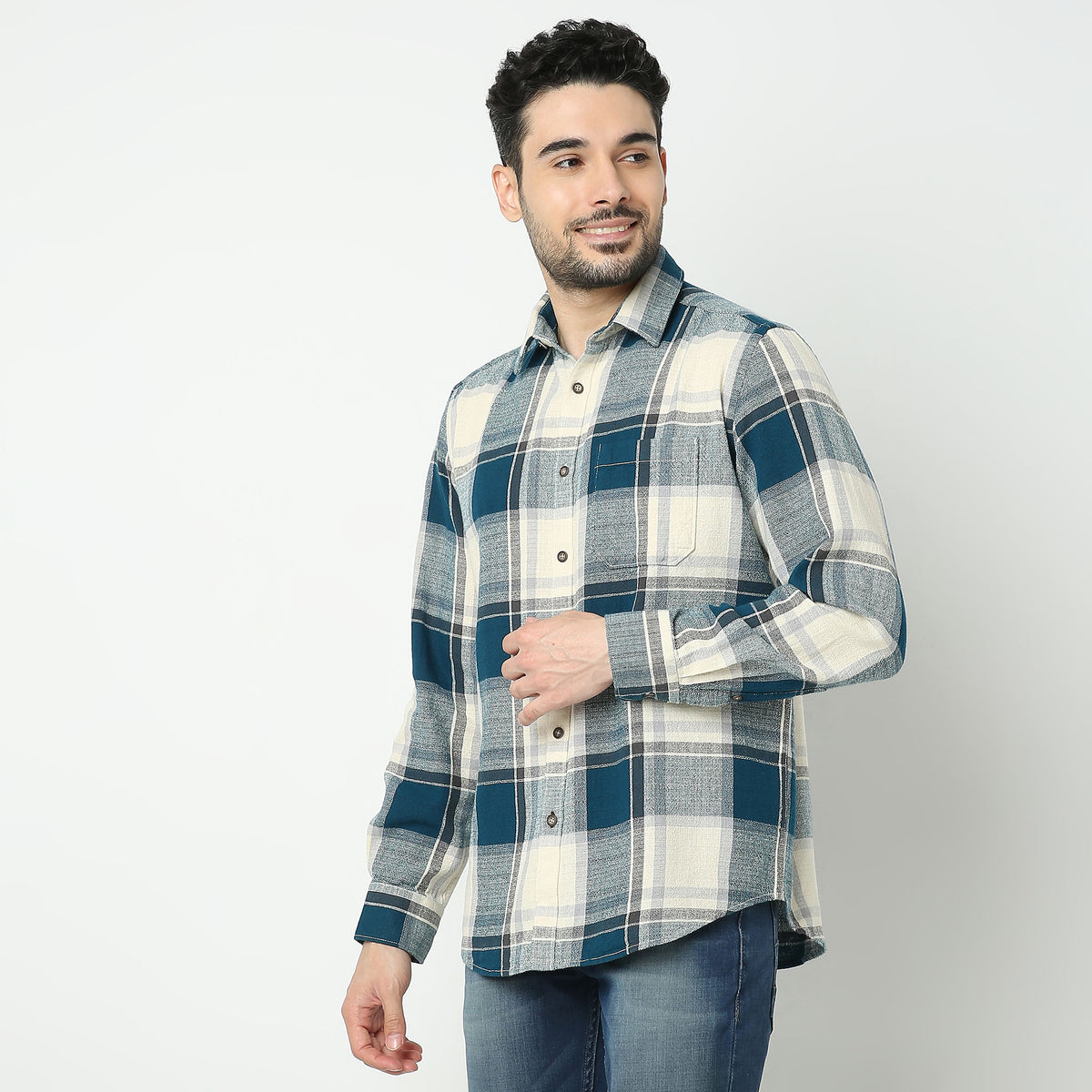 Regular Fit Checkered Shirt