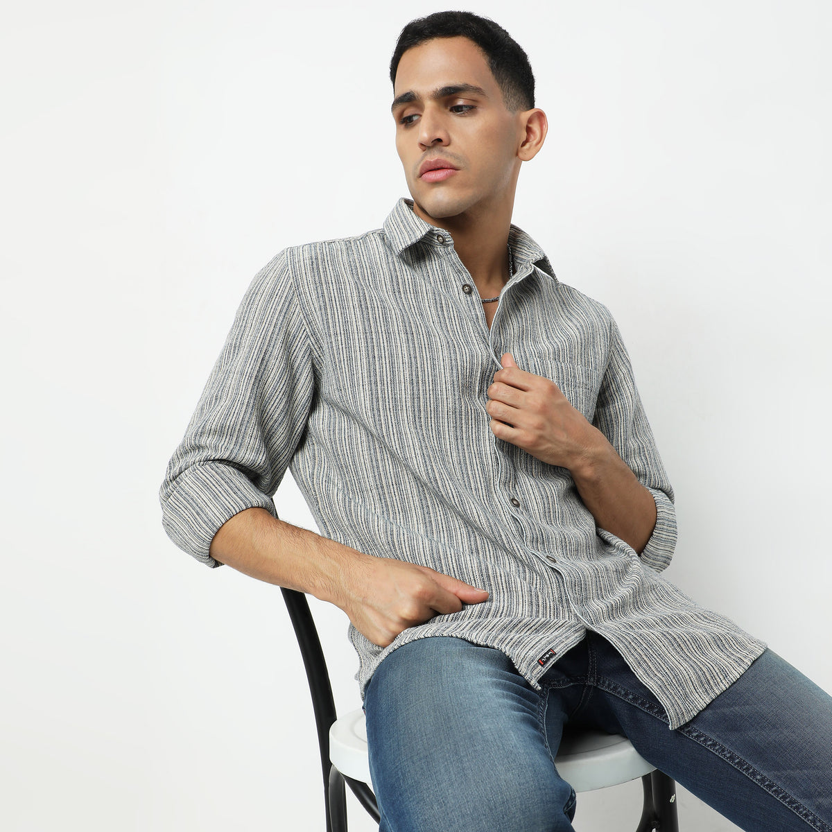 Regular Fit Striped Shirt