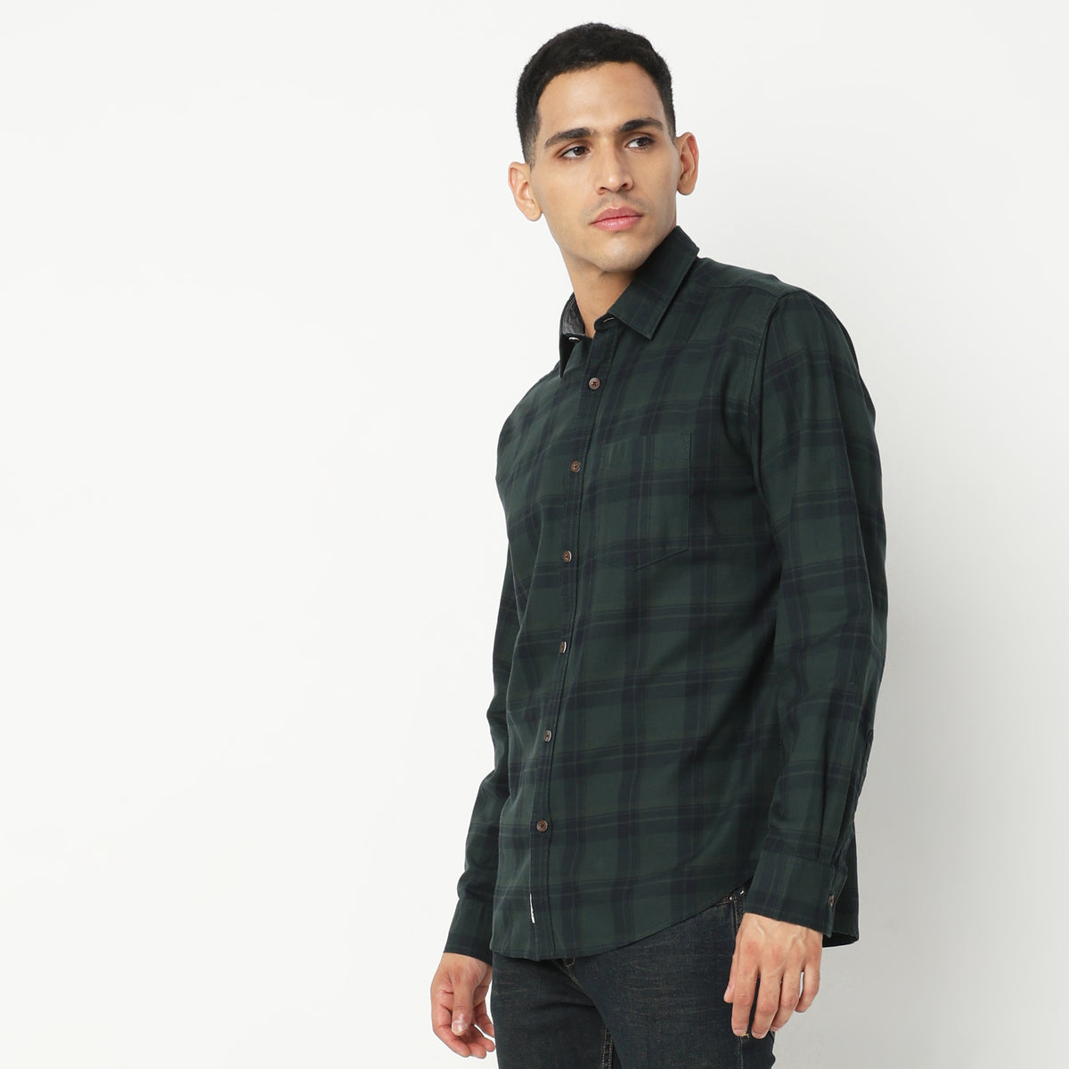 Regular Fit Checkered Shirt