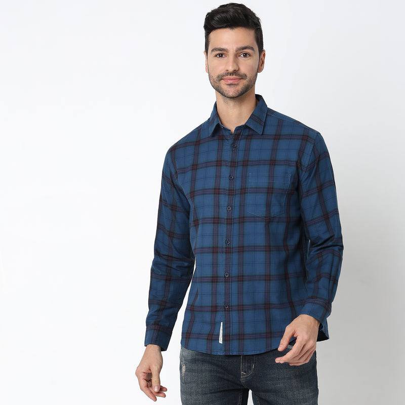 Regular Fit Checkered Shirt