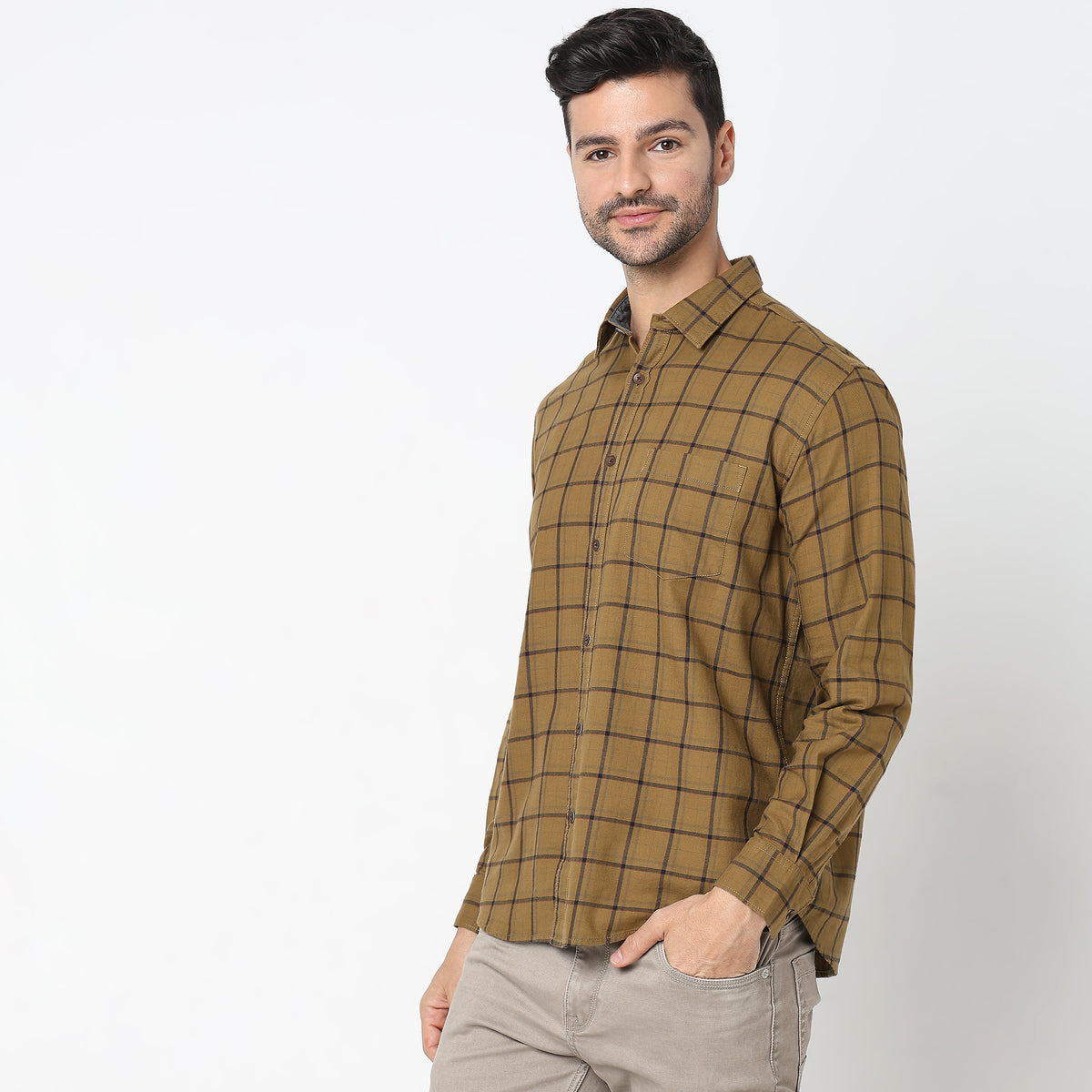 Regular Fit Checkered Shirt