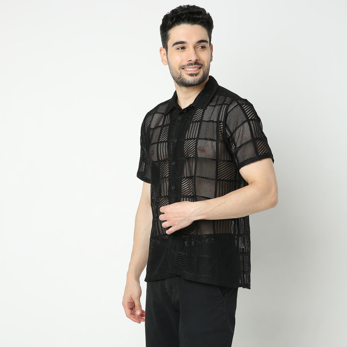 Regular Fit Structured Shirt