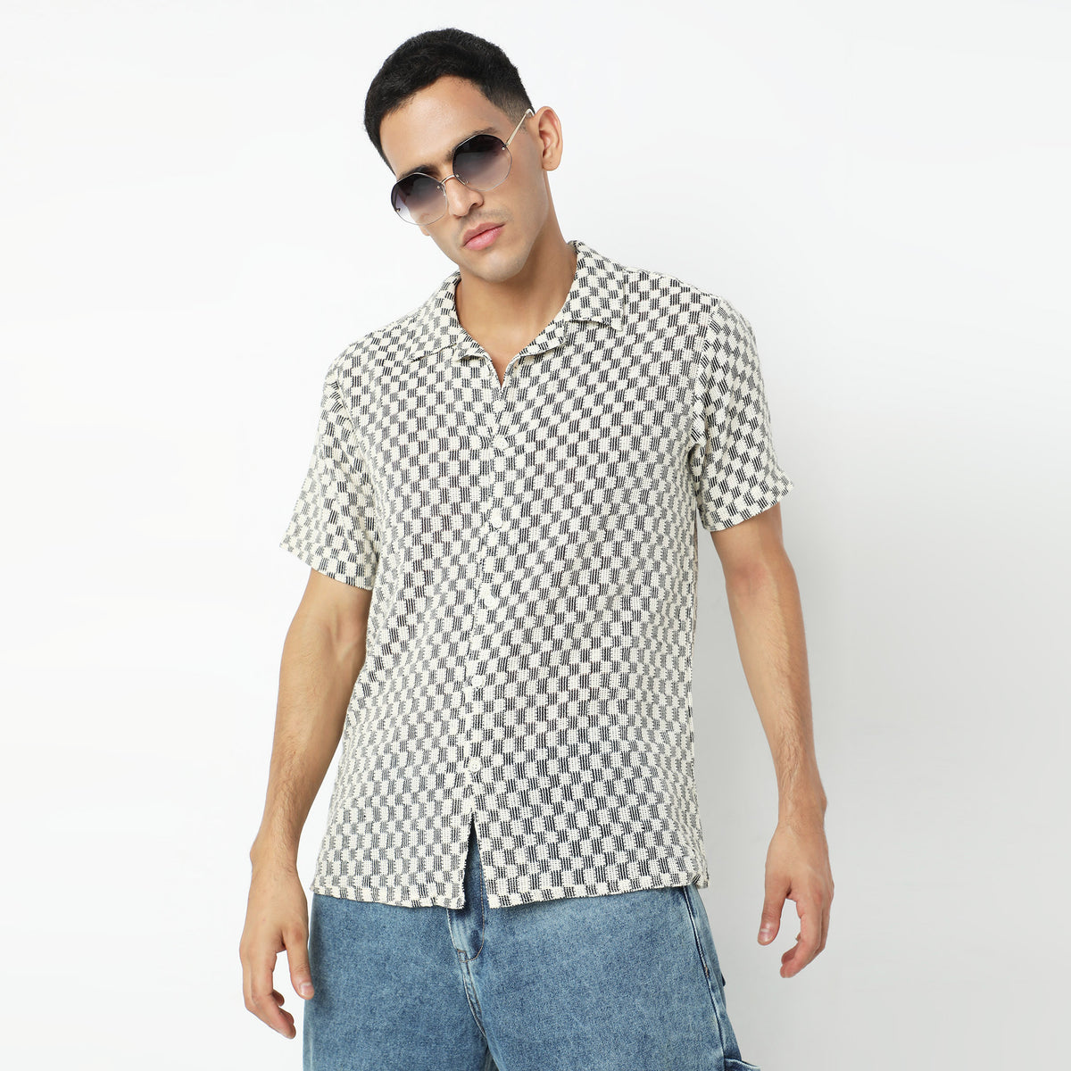 Regular Fit Checkered Shirt