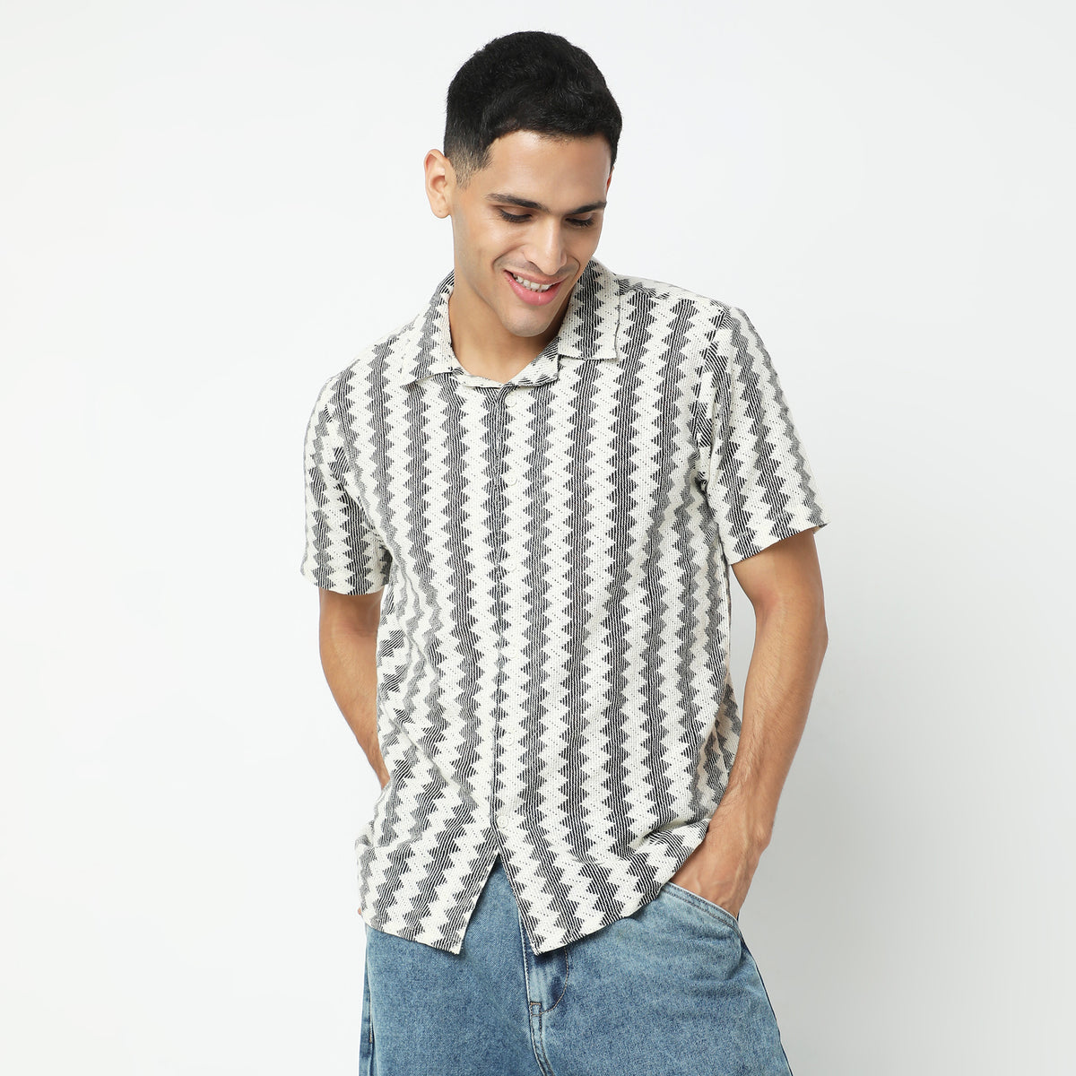 Regular Fit Striped Shirt