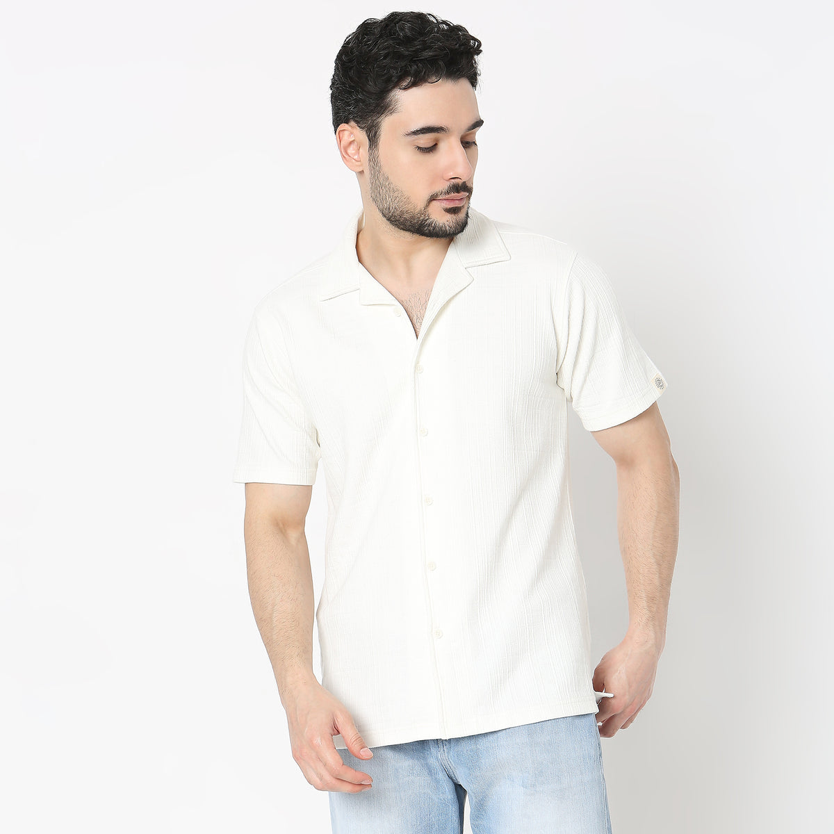 Regular Fit Structured Shirt