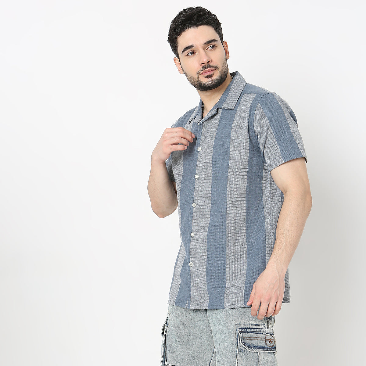 Regular Fit Striped Shirt