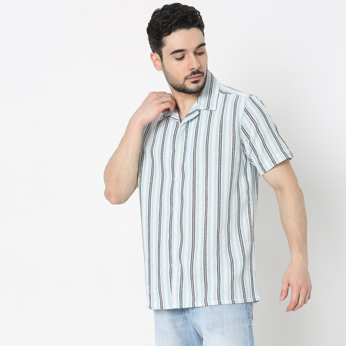 Regular Fit Striped Shirt