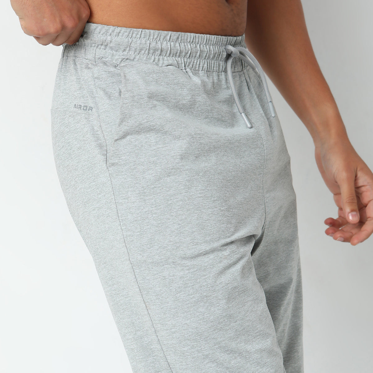 Regular Fit Solid Mid Rise Trackpants