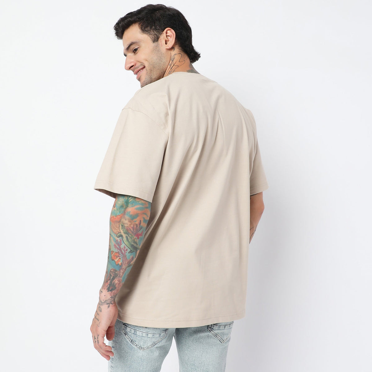 Oversize Solid T-Shirt