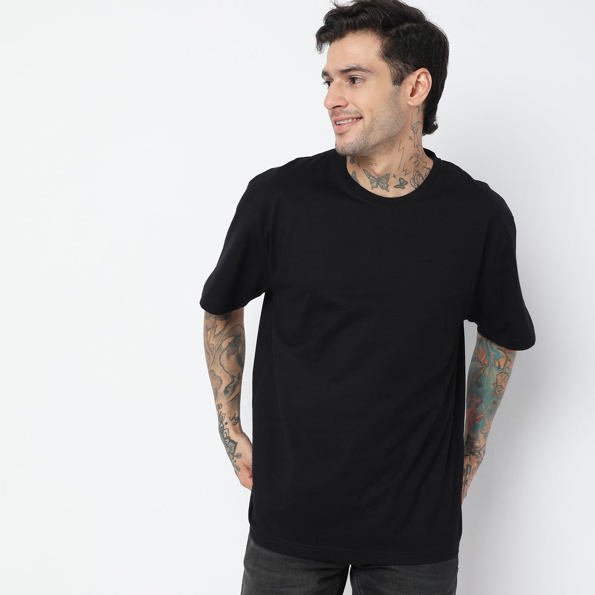 Oversize Solid T-Shirt