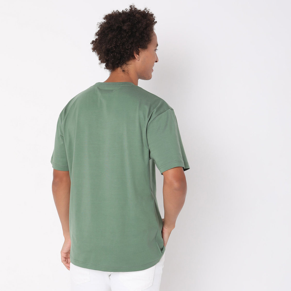 Oversize Solid T-Shirt