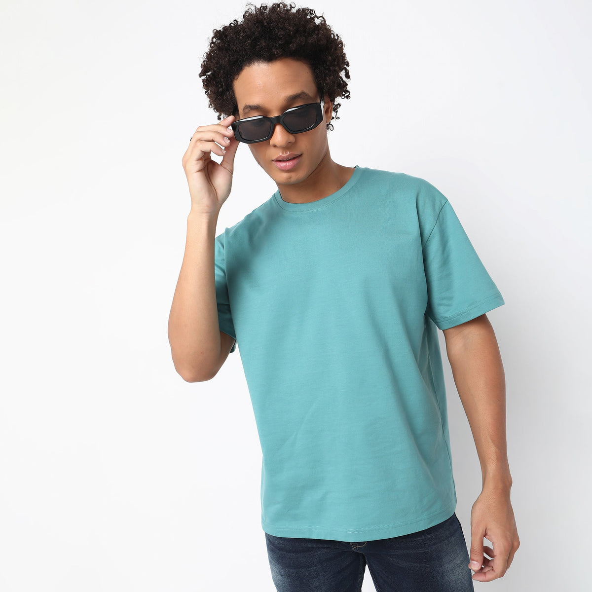 Oversize Solid T-Shirt