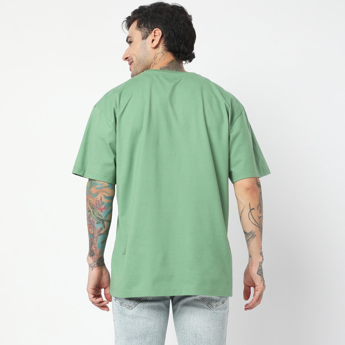 Oversize Solid T-Shirt