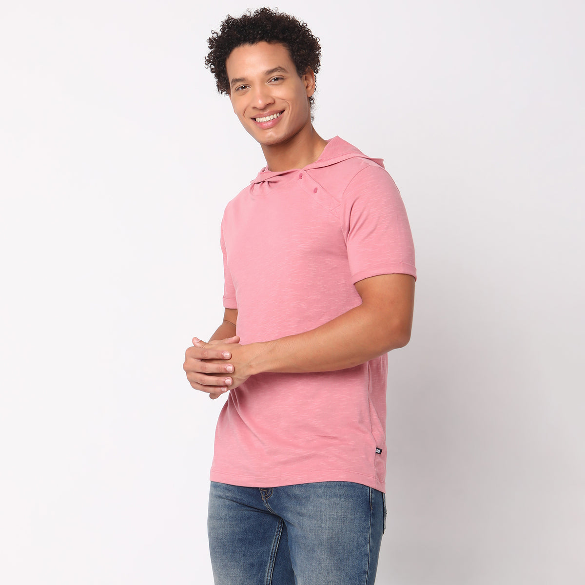 Regular Fit Solid T-Shirt