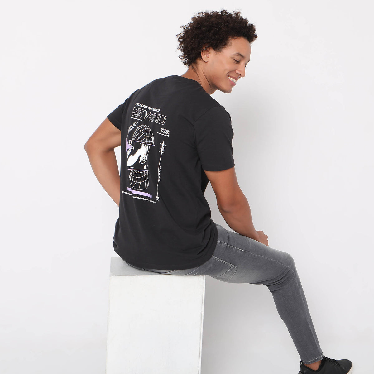 Regular Fit Solid T-Shirt