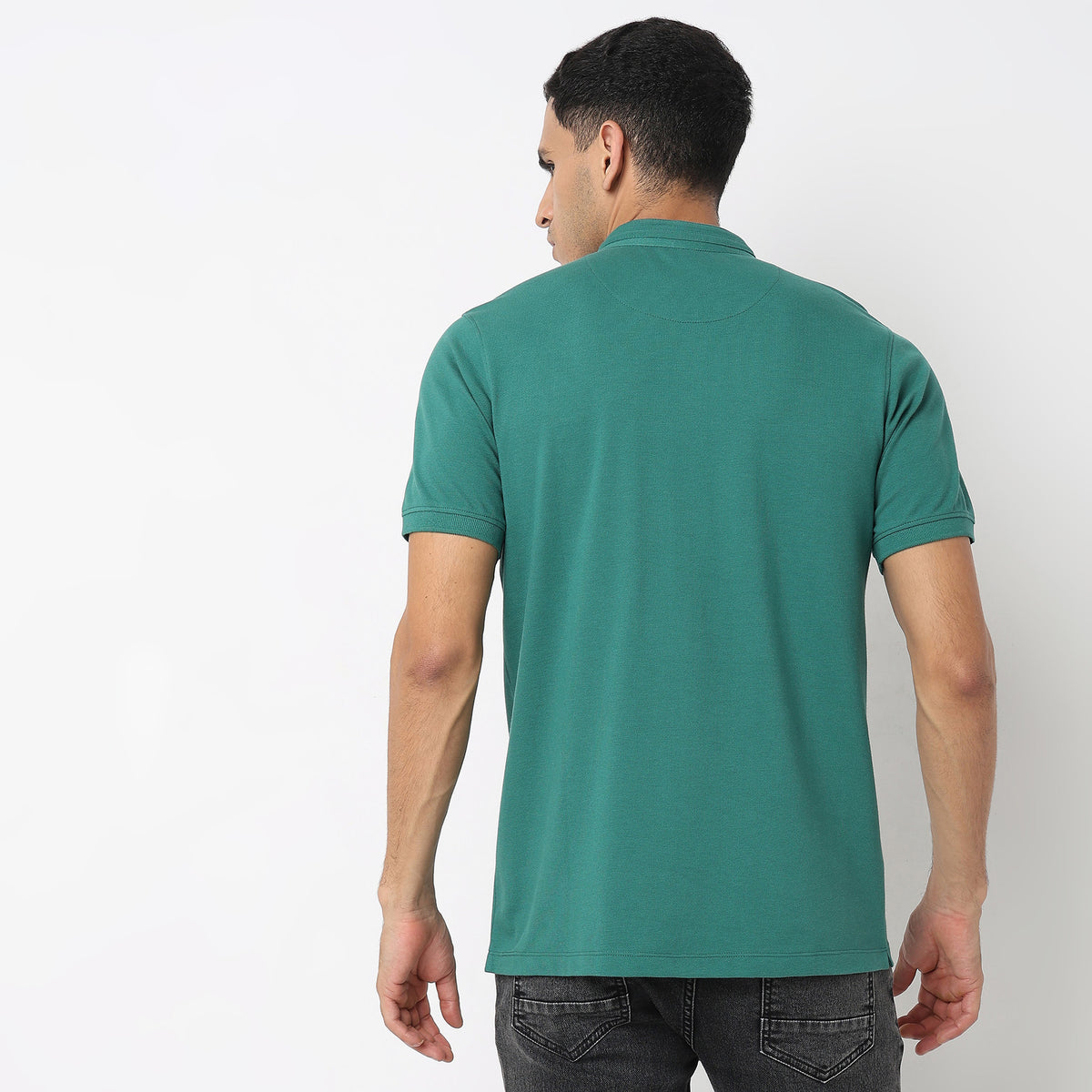 Regular Fit Solid T-Shirt