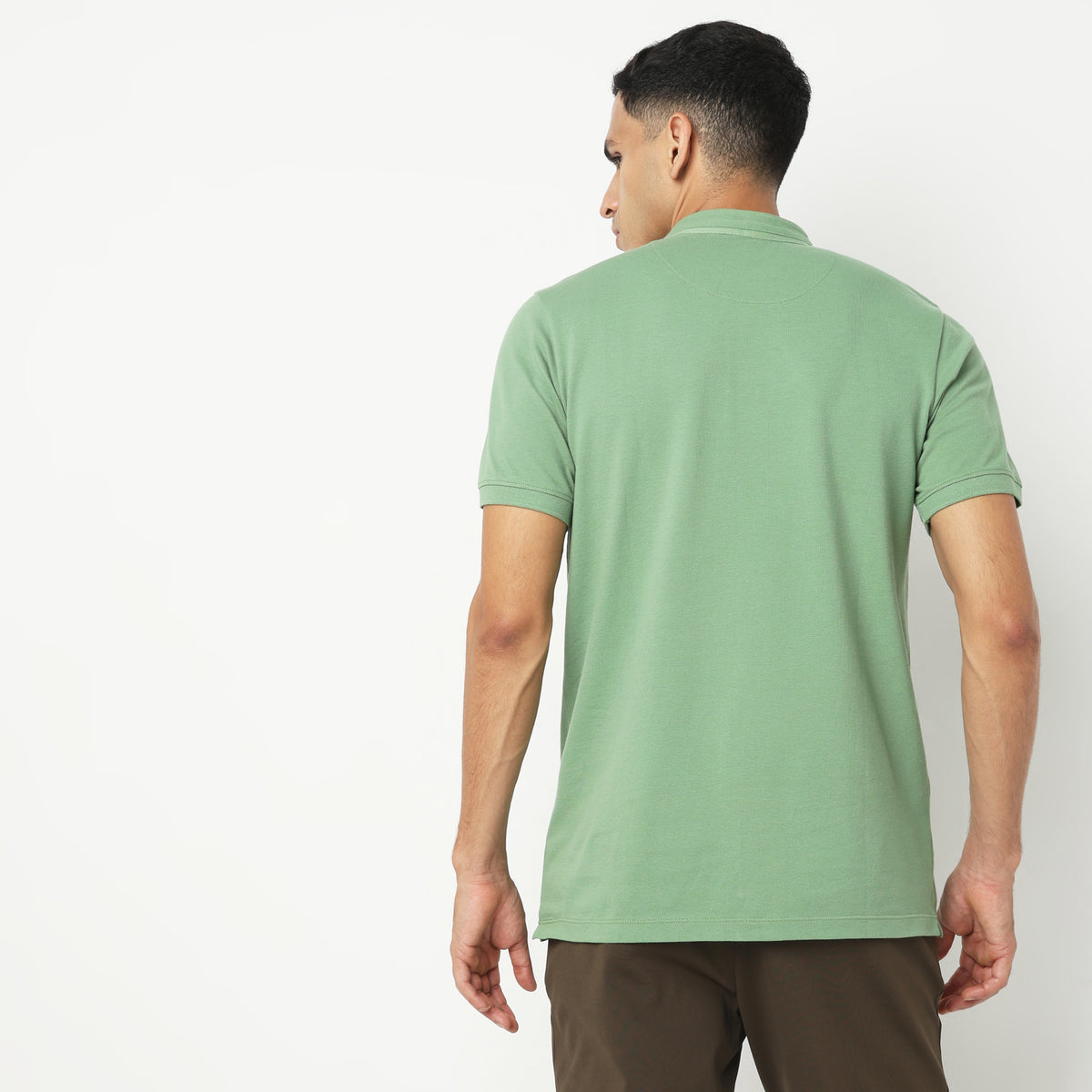 Regular Fit Solid T-Shirt