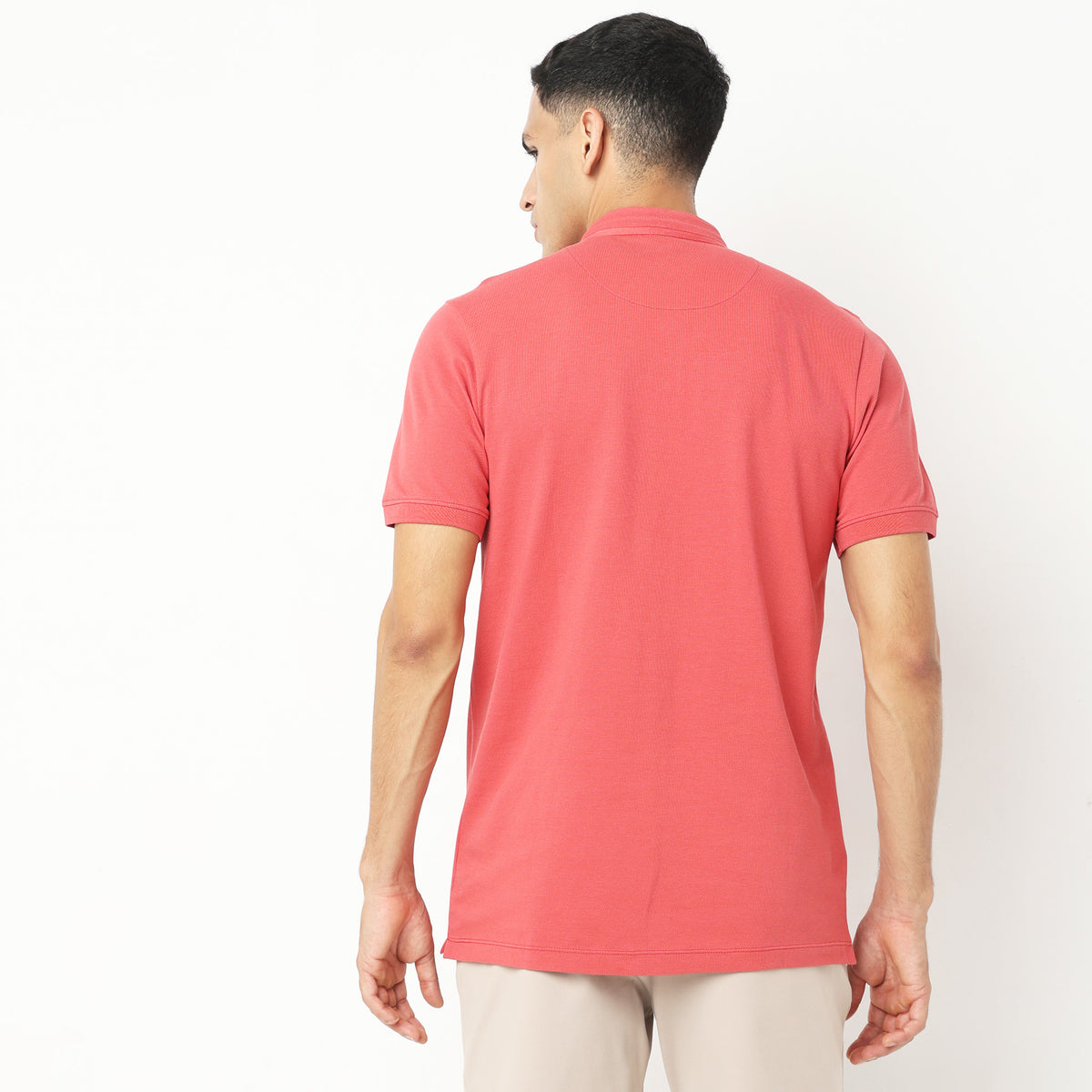 Regular Fit Solid T-Shirt