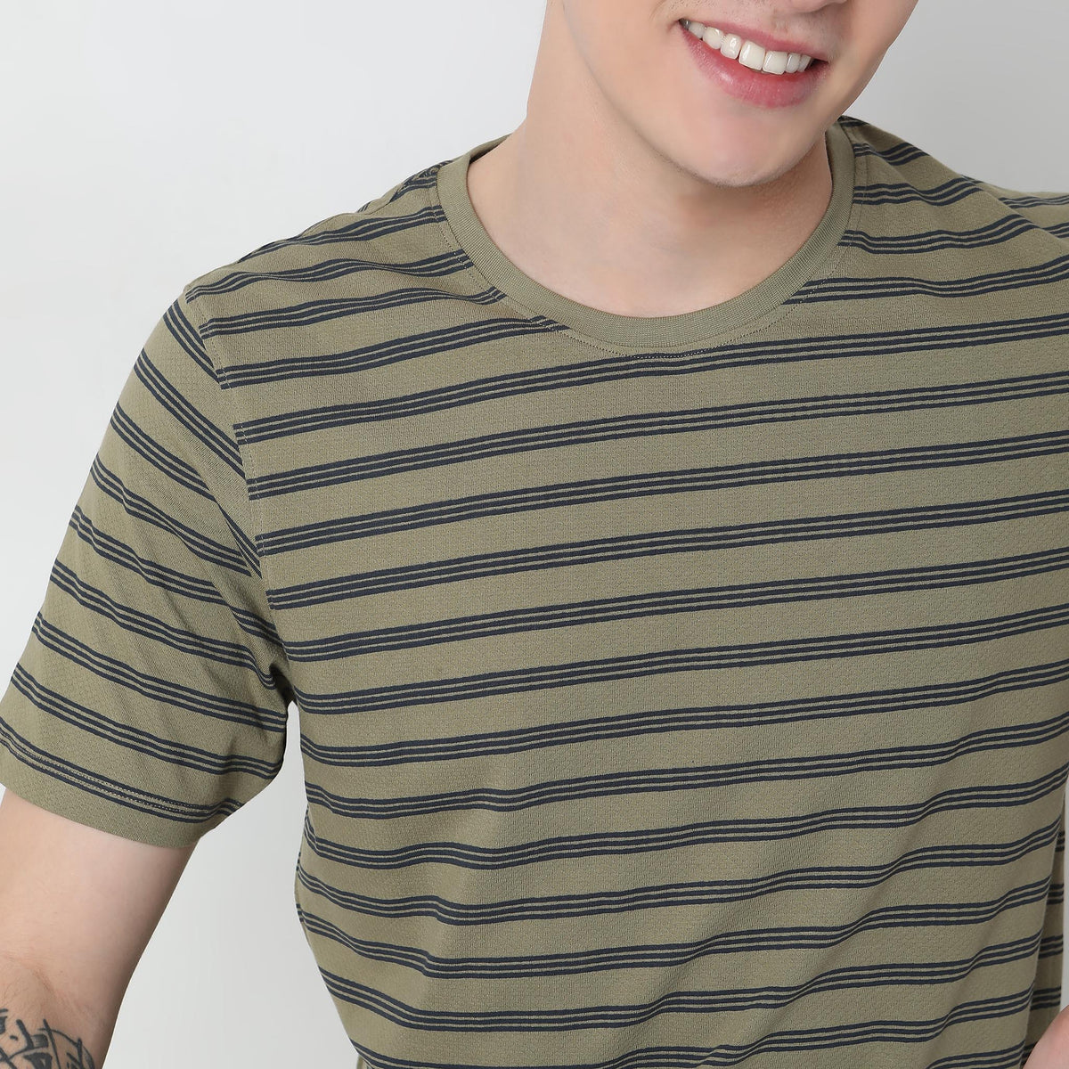 Regular Fit Striped T-Shirt