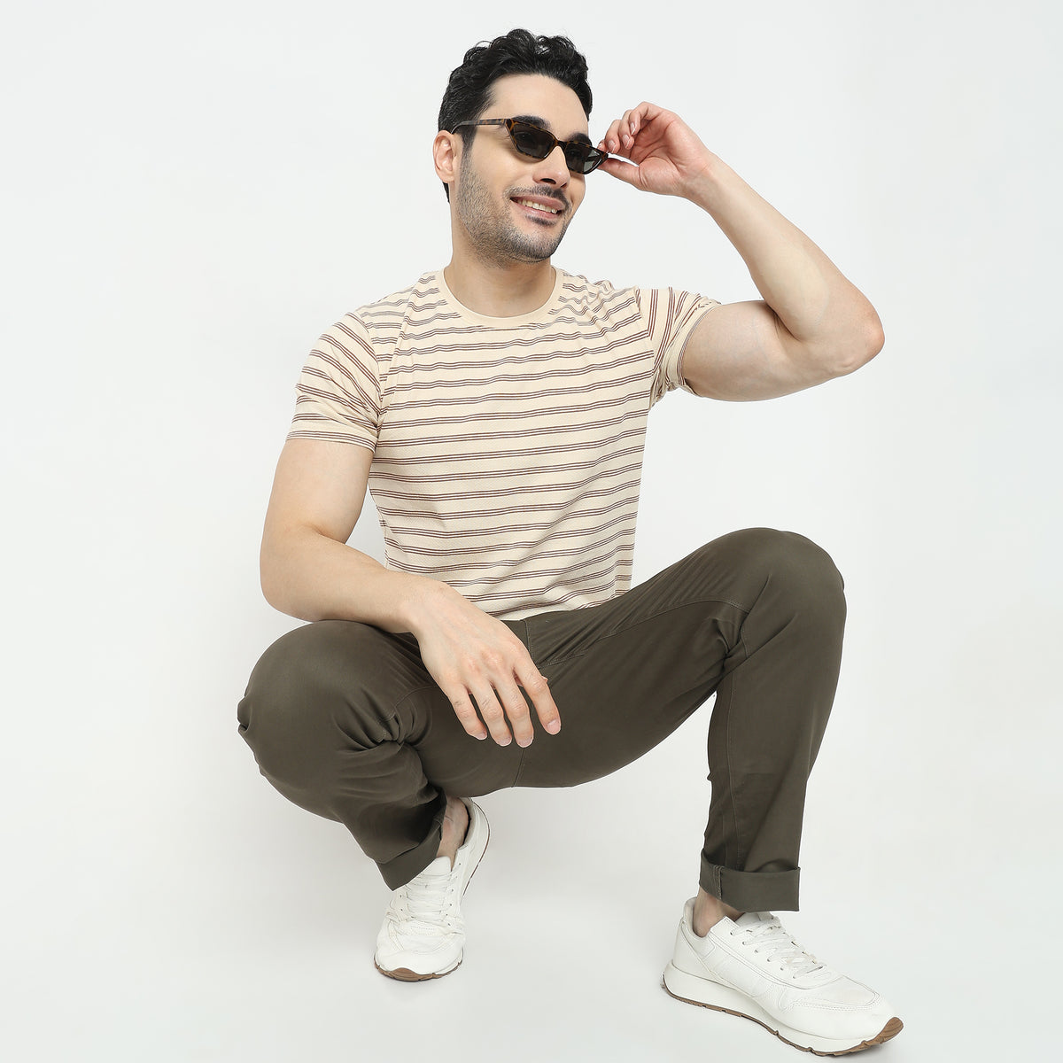 Regular Fit Striped T-Shirt