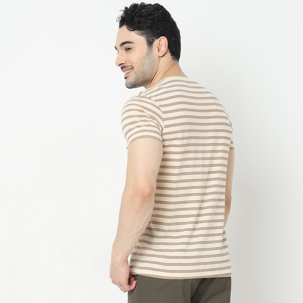 Regular Fit Striped T-Shirt