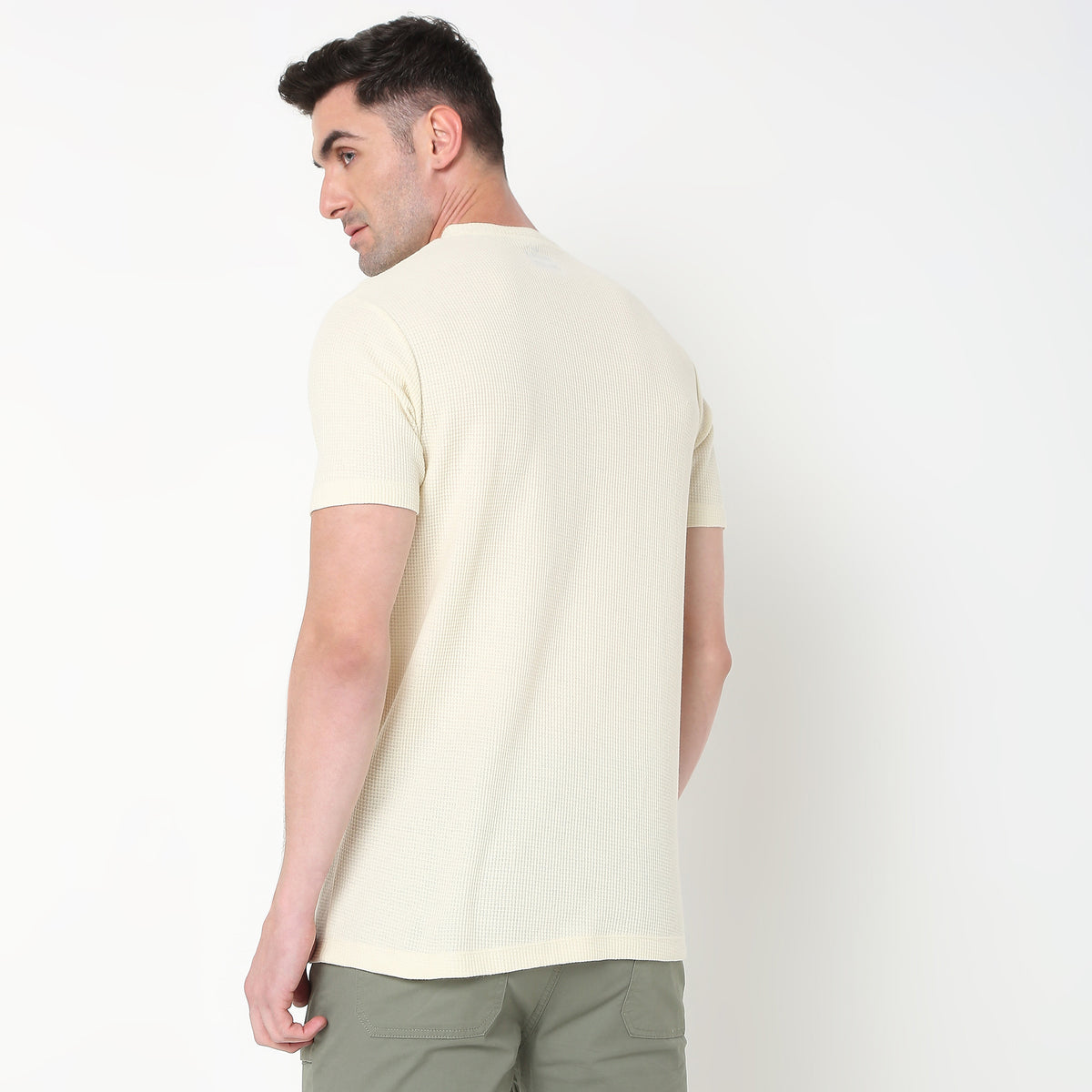 Regular Fit Solid T-Shirt