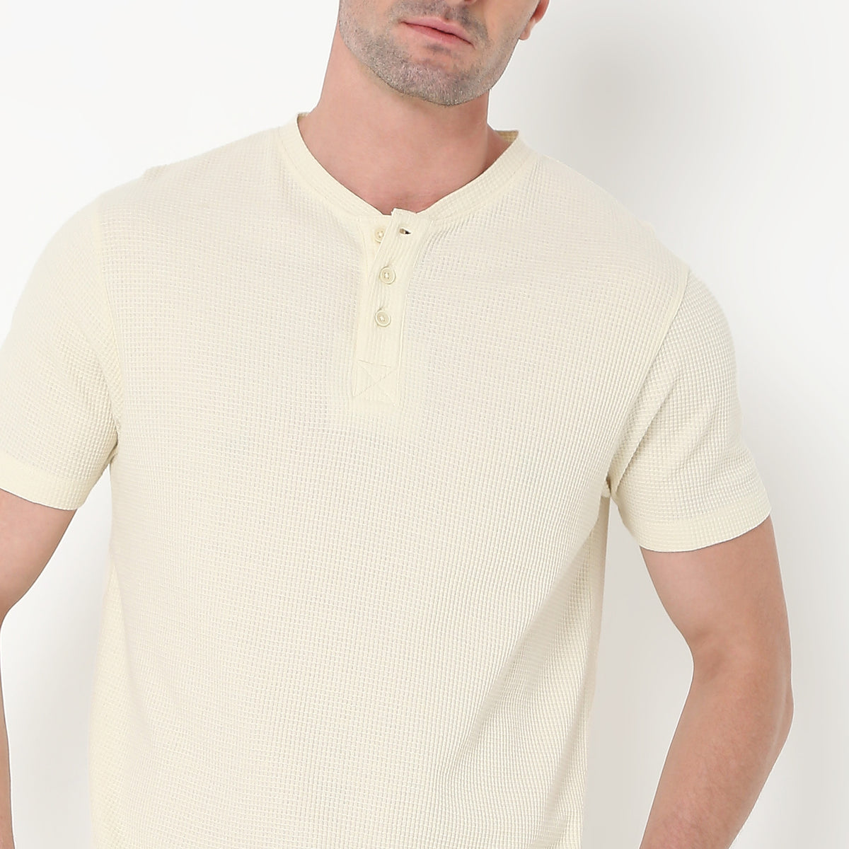 Regular Fit Solid T-Shirt