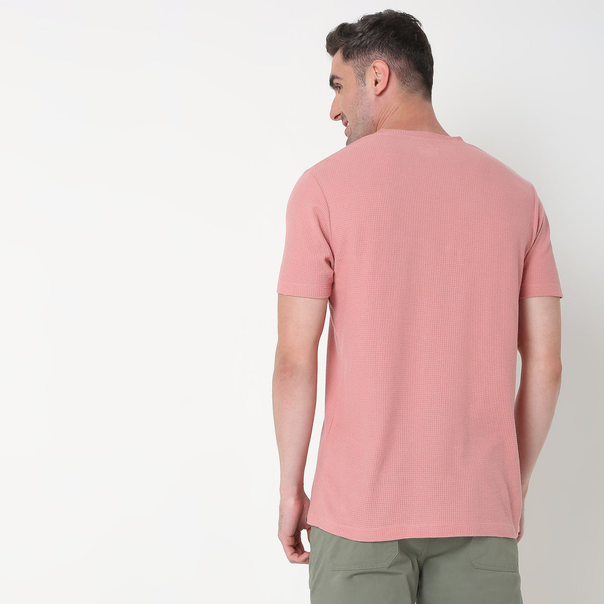 Regular Fit Solid T-Shirt