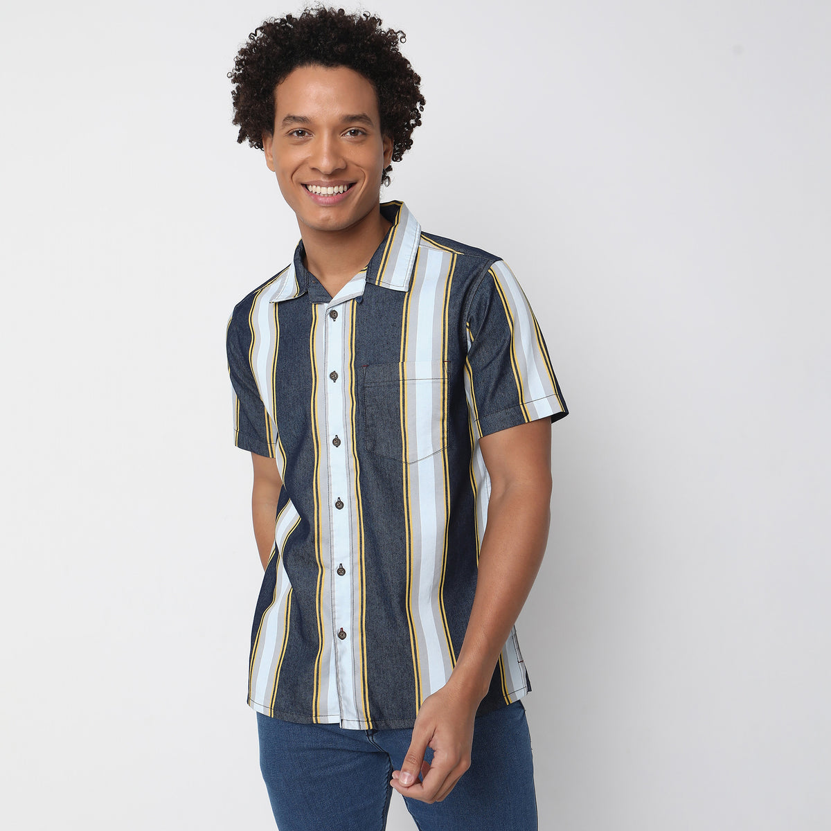 Regular Fit Striped Shirt