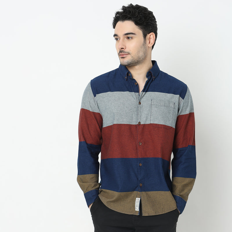 Regular Fit Striped Shirt