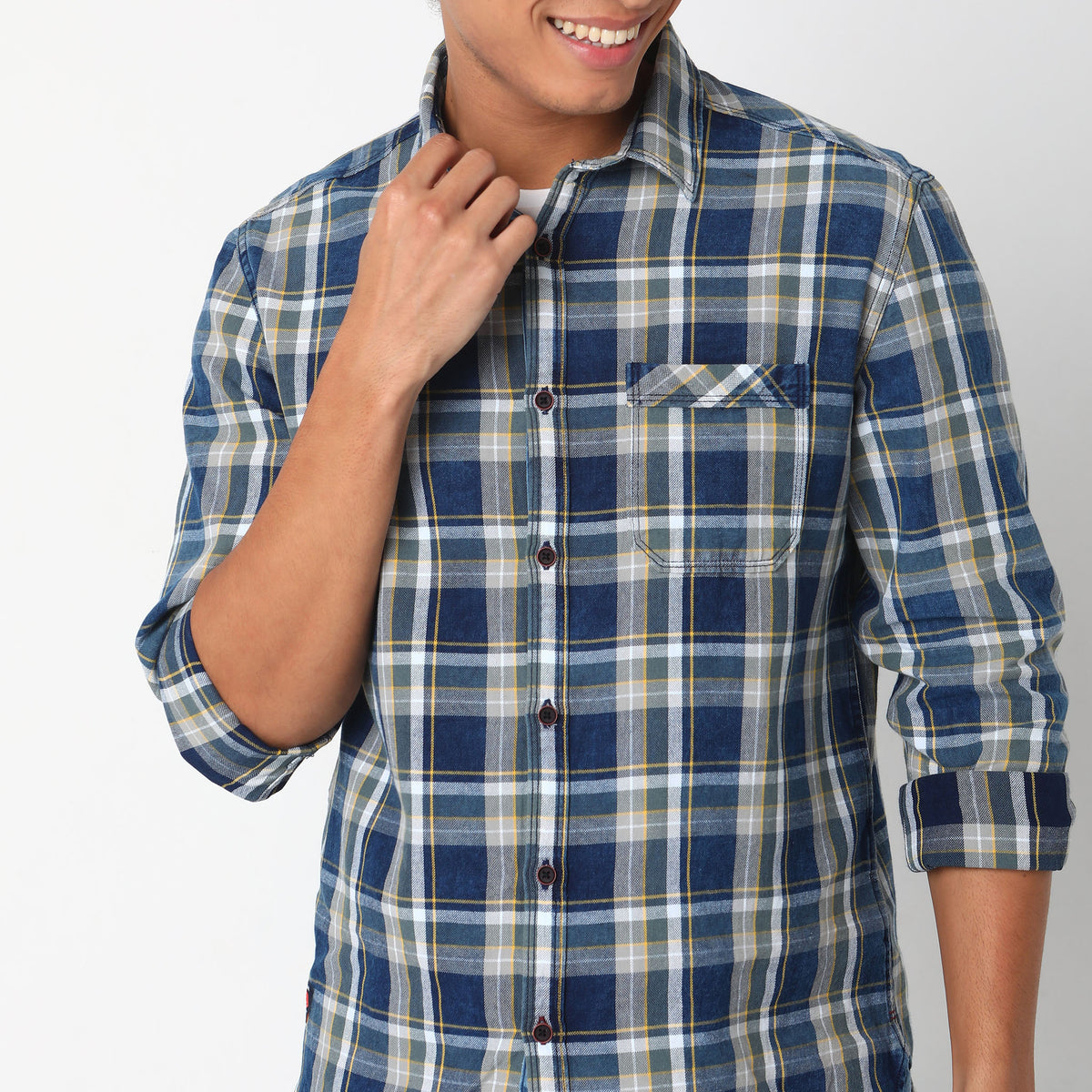 Regular Fit Checkered Shirt