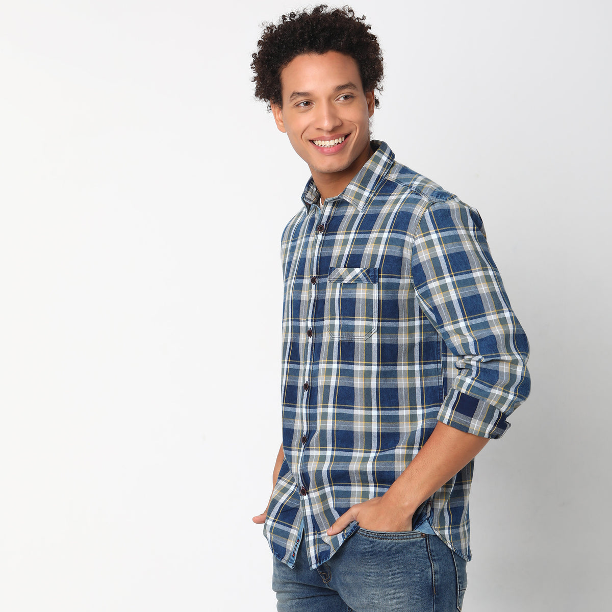 Regular Fit Checkered Shirt