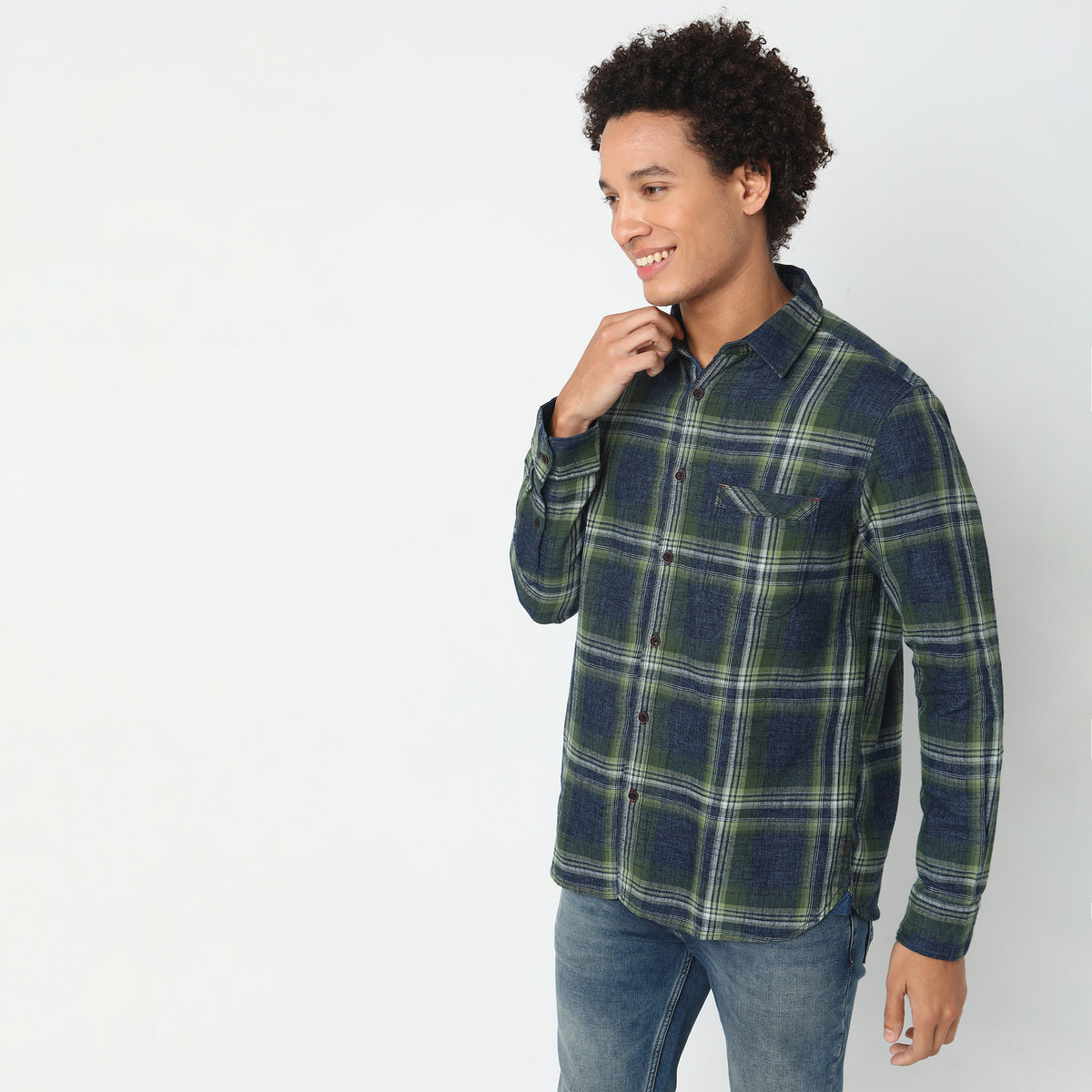 Regular Fit Checkered Shirt