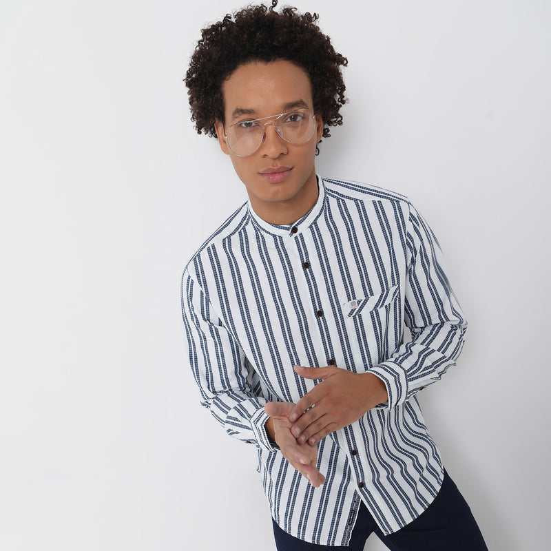 Regular Fit Striped Shirt