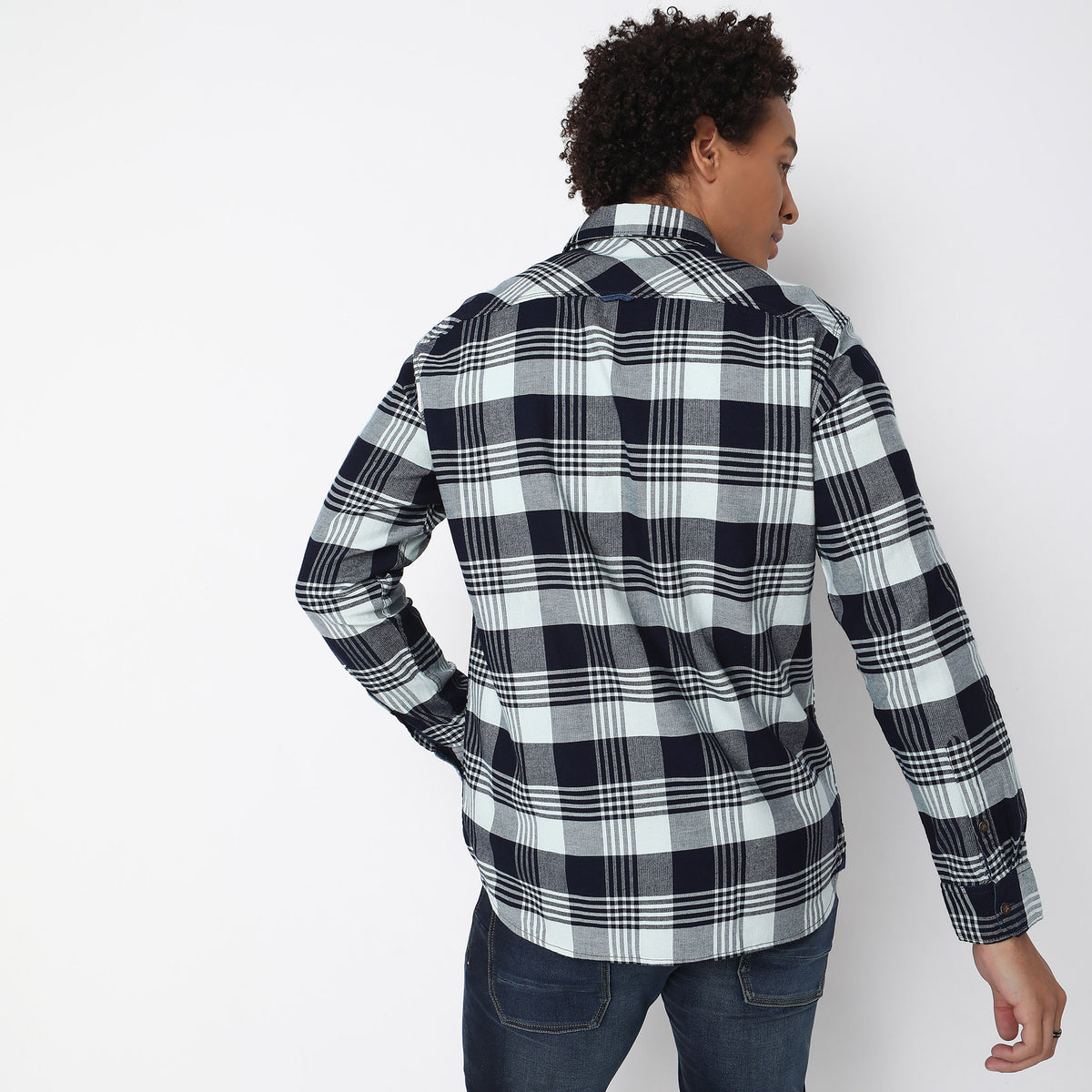 Regular Fit Checkered Shirt