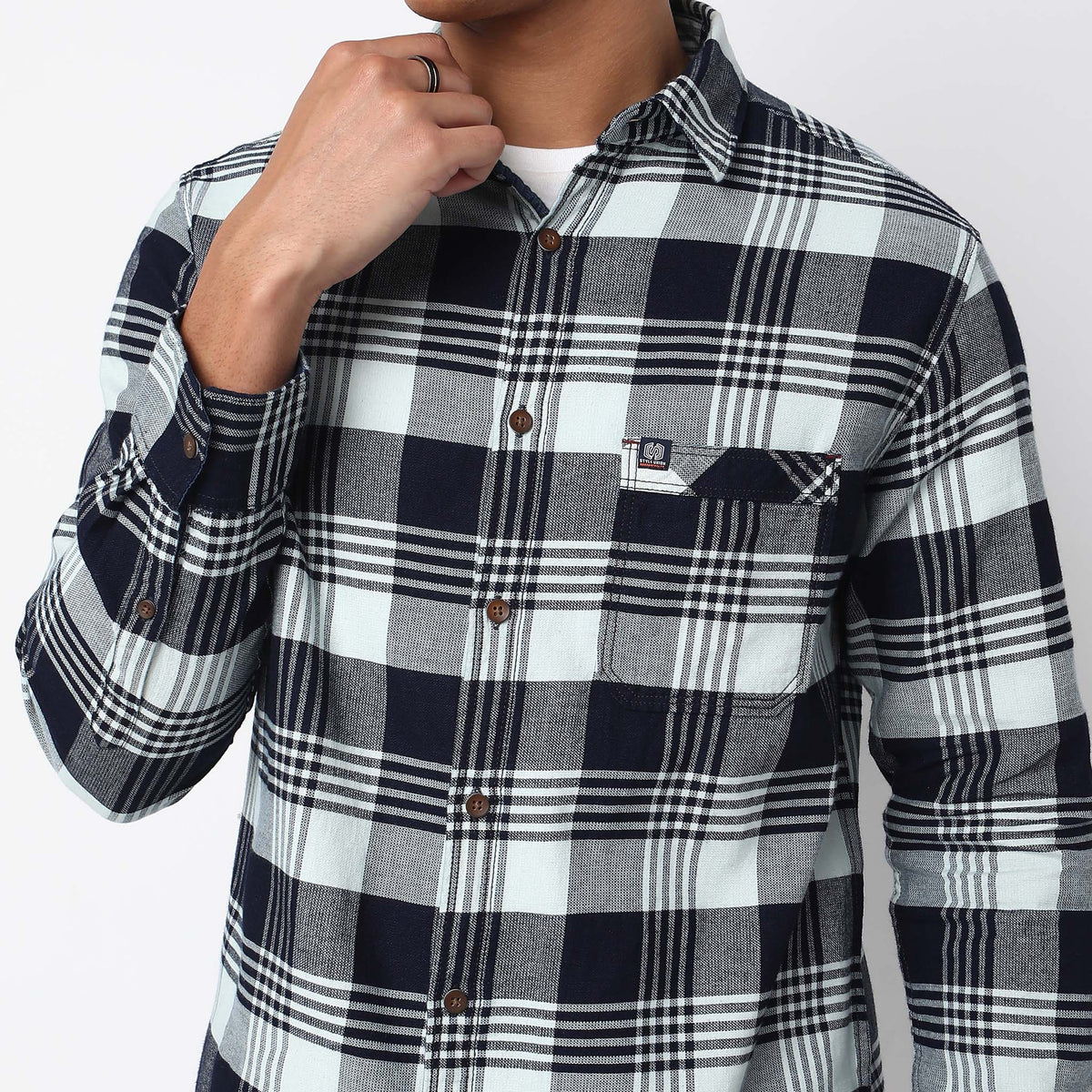 Regular Fit Checkered Shirt