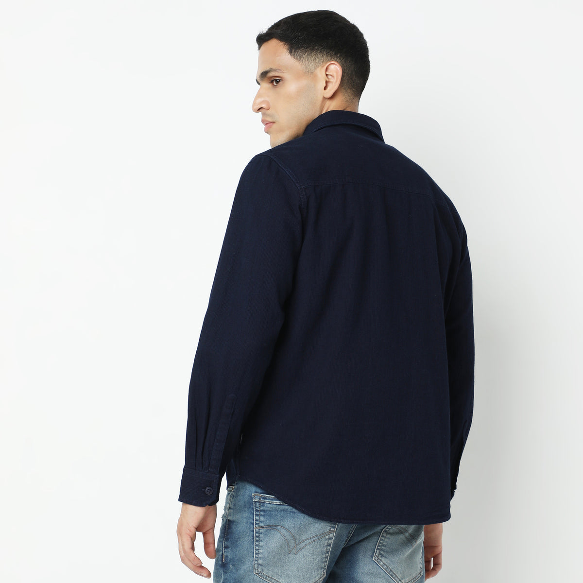 Regular Fit Solid Shirt