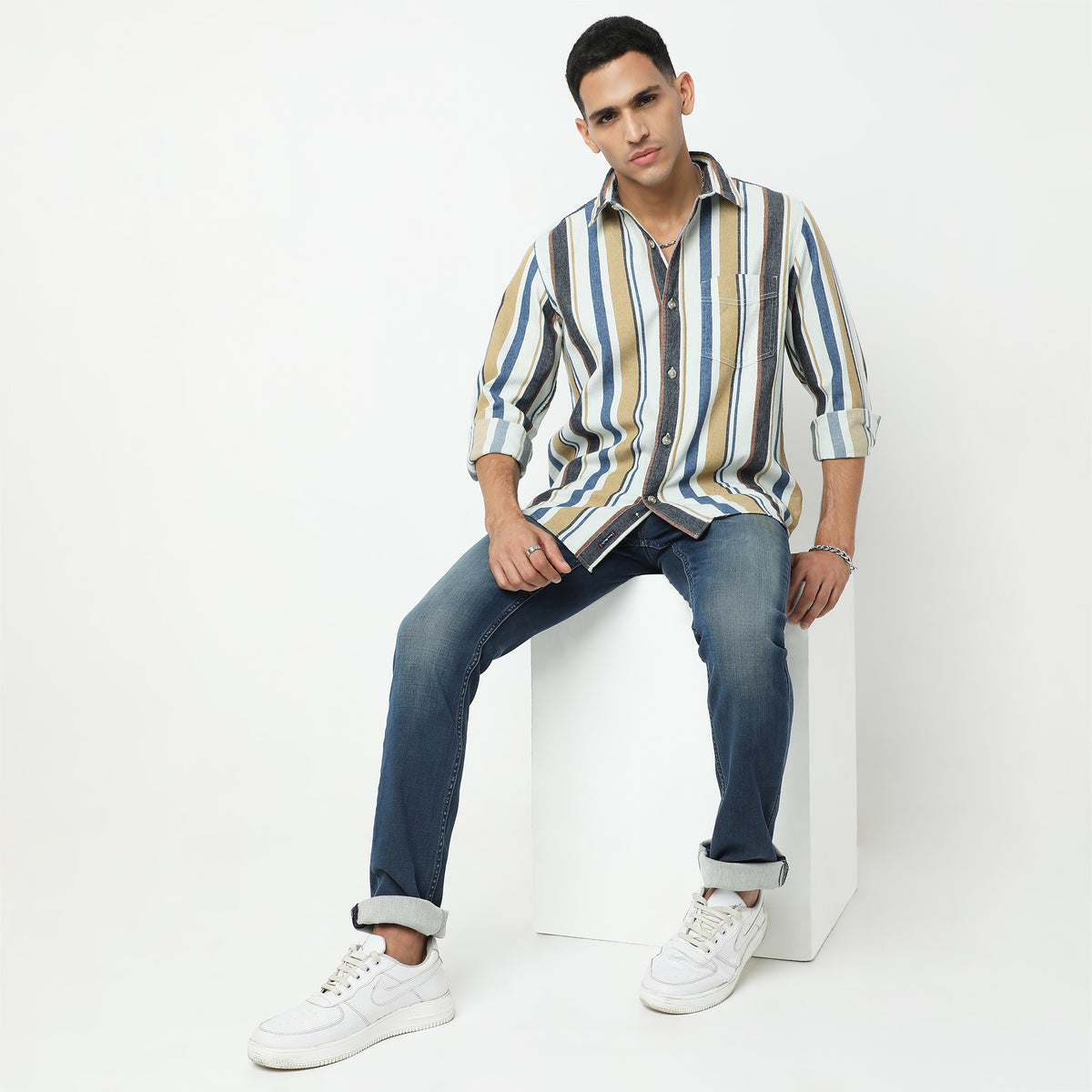 Regular Fit Striped Shirt