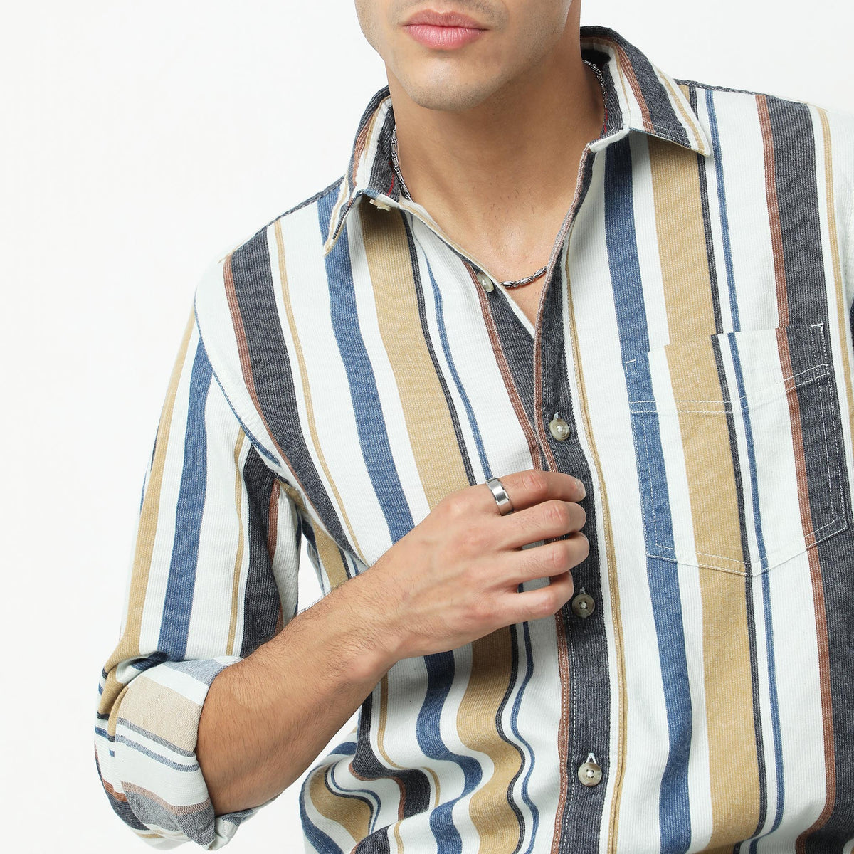 Regular Fit Striped Shirt