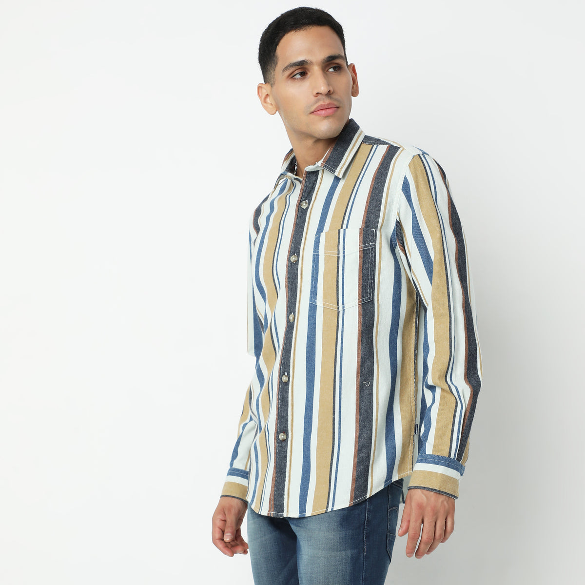 Regular Fit Striped Shirt