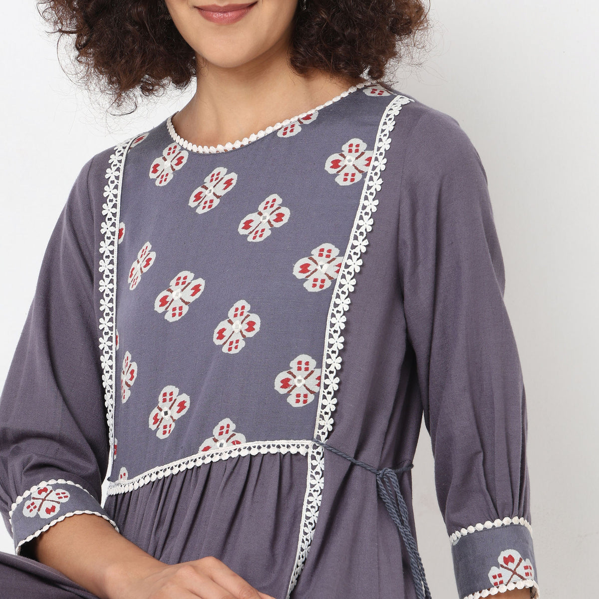 Flare Fit Printed Kurta