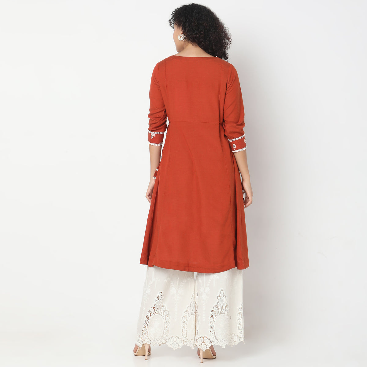 Flare Fit Printed Kurta