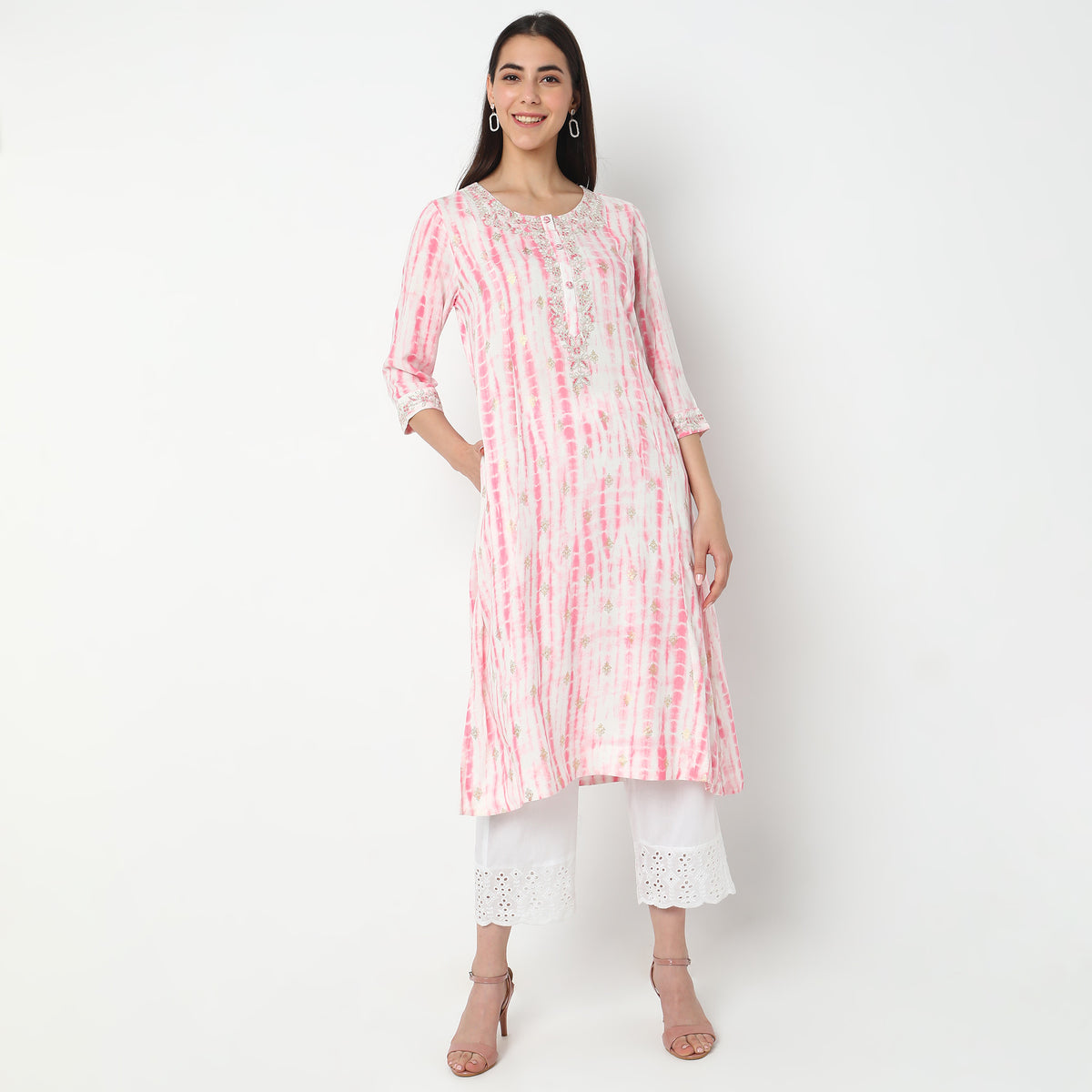 Straight Fit Printed Kurta