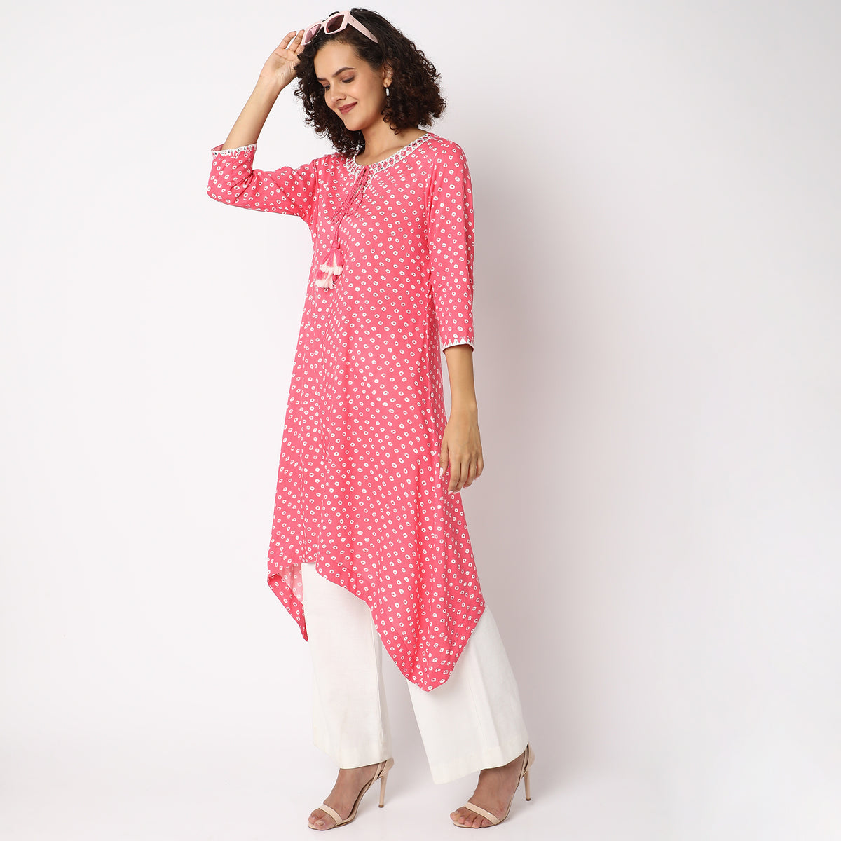 Flare Fit Printed Kurta