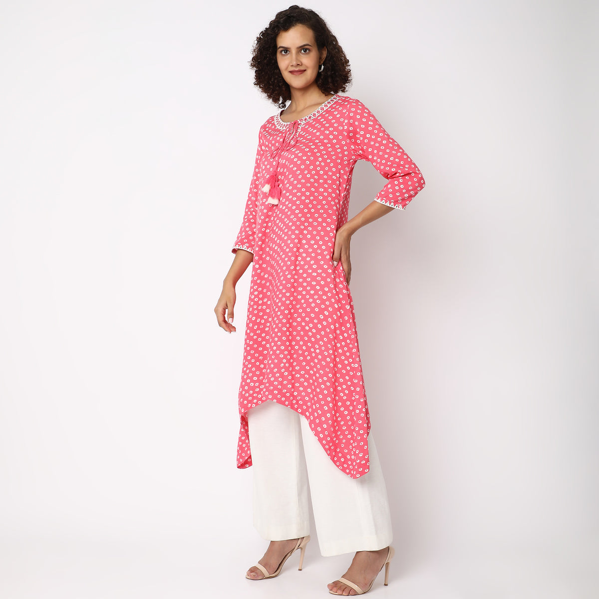 Flare Fit Printed Kurta